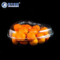 500g Heart Shape Disposable Plastic Strawberry Fruit  Packaging Box