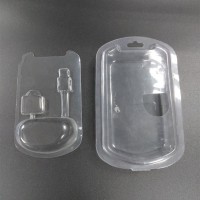 Custom cable packing blister box with inner tray and card for data cable packing