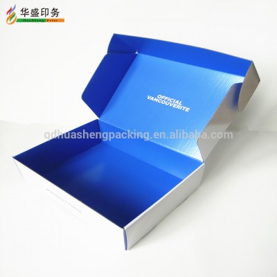 Luxury custom printed packaging corrugated cardboard suit shipping box