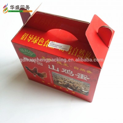 Hot sale custom printed corrugated cardboard egg shipping packaging box for sale