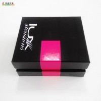 Luxury glitter hair extension packaging box custom