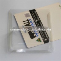 Custom Cheap PET PVC clear sliding blister packaging with printing logo paper card