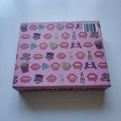 Custom print skin care lipstick storage gift package box